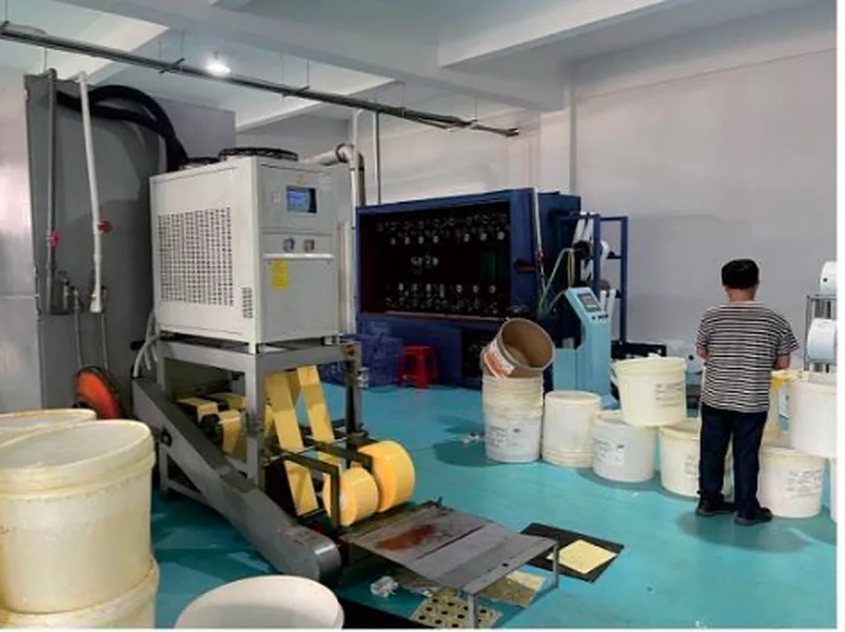 PTFE tape production equipment for wider tape rolls